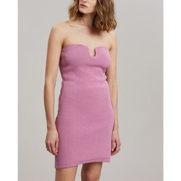 Nanushka 'Zina' Pink Mini Dress Size XS - NWT - Picture 1 of 6